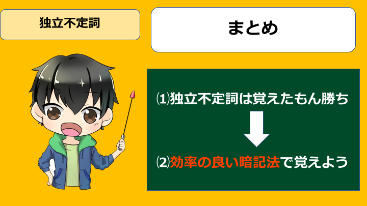 記憶すべき独立不定詞一覧と頻出問題をまとめてみた 英語の読みものブログ