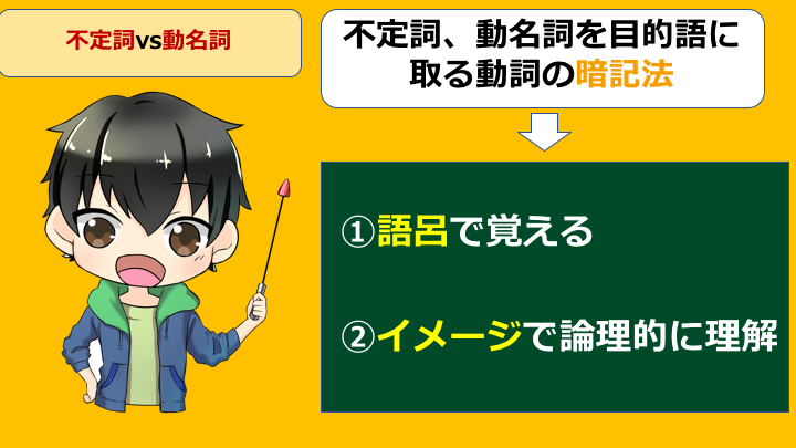 動名詞 不定詞を目的語にとる動詞の違いと使い分け 覚え方はたったこれだけ 英語の読みものブログ