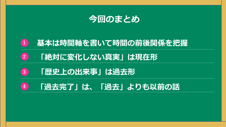 時制の問題をどう対処すべきか 英語時制の使い分けポイントは４つ 英語の読みものブログ