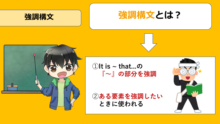 強調構文it Is That Which Who の意味と 形式主語構文との違い 英語の読みものブログ